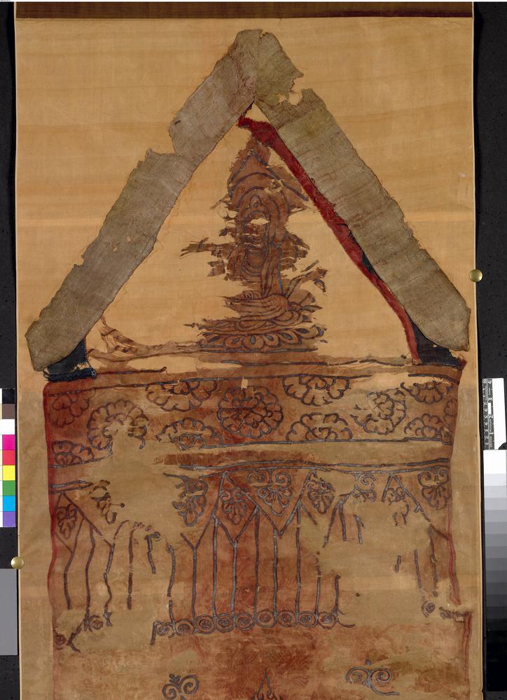 图片[1]-banner; painting; 幡(Chinese); 繪畫(Chinese) BM-1919-0101-0.217-China Archive